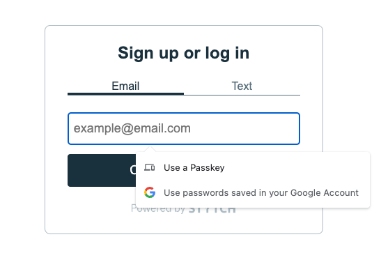 Passkeys diagram