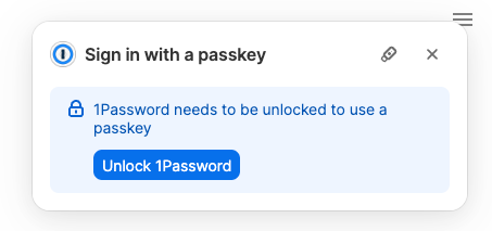 Passkeys diagram